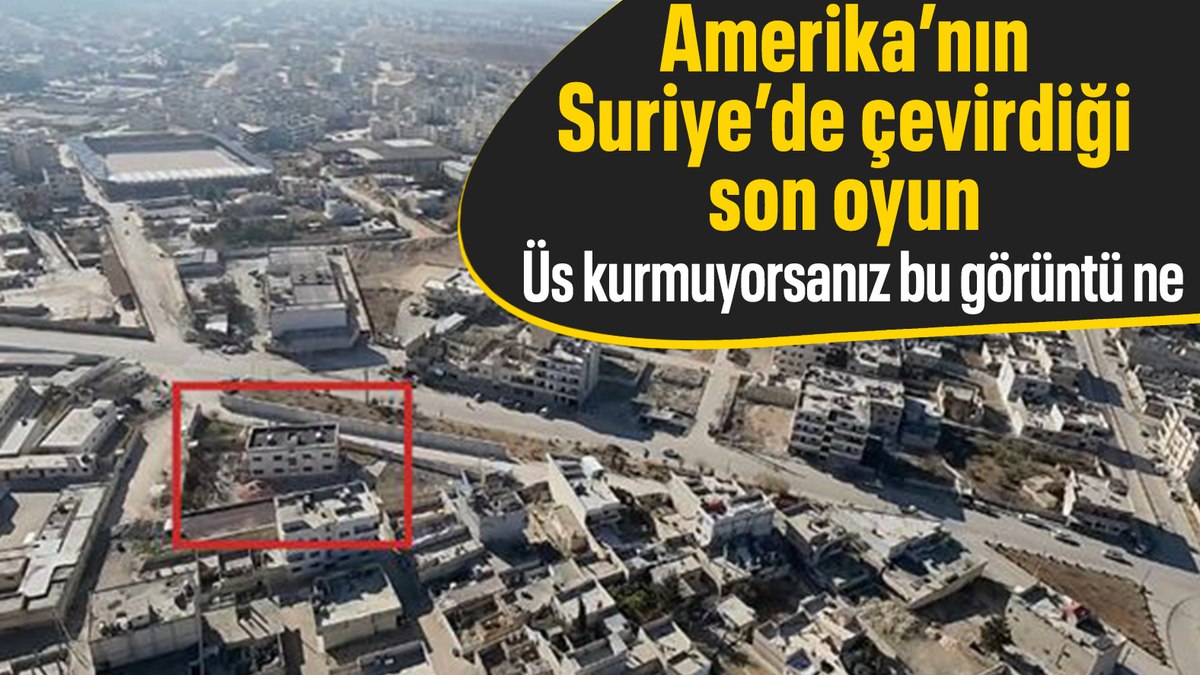 ABD, Suriye’de askeri üs iddialarını yalanlamıştı! Drone ile görüntülendi