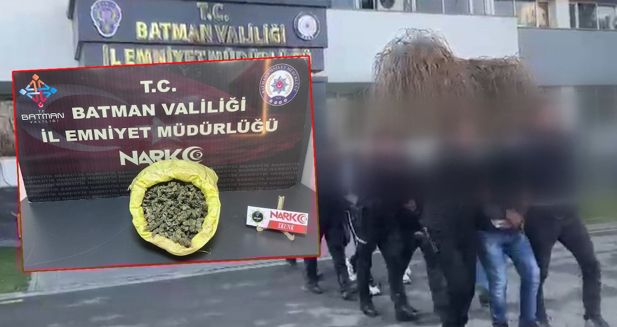 Otomobilden attıkları çuvaldan kilolarca uyuşturucu çıktı